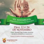 VII Assembleia Arquidiocesana de Pastoral acontece em novembro